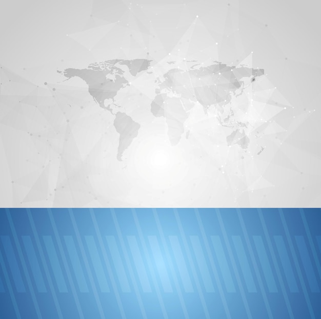 Blue grey technology vector background