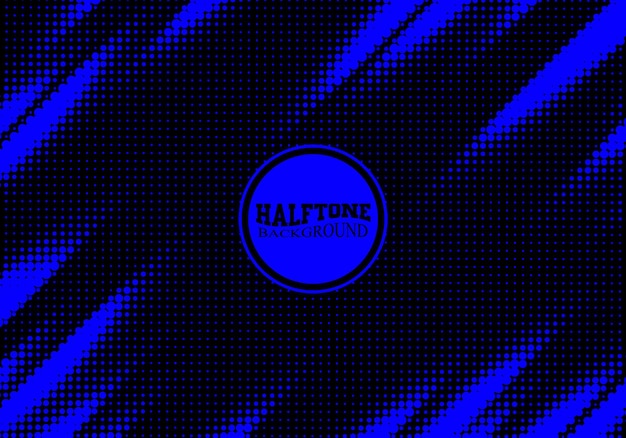 blue halftone background