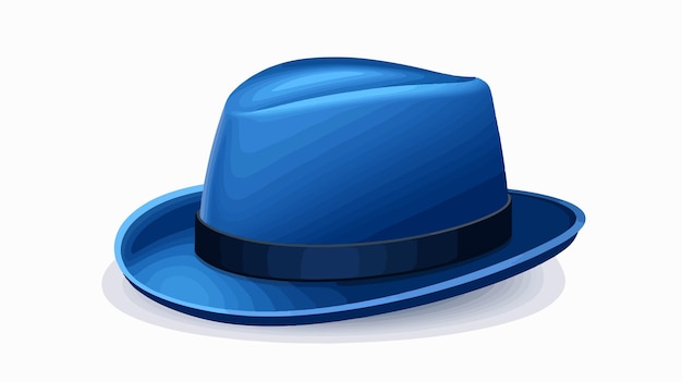 Blue Hat Vector Illustration Isolated on Transparent Background