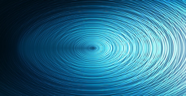 Blue Hole abstract Circle sound wave background