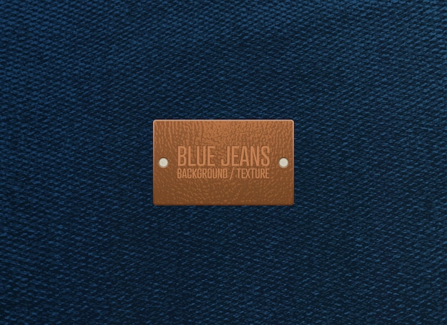 Vector blue jeans texture background. vector illustration.