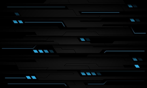 Blue light power energy black metal cyber geometric design modern futuristic technology background