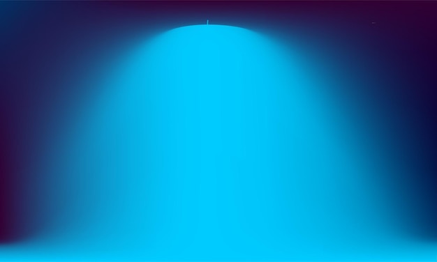 A blue light with a white light in the corner