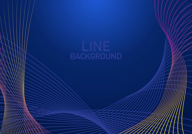 Blue line background