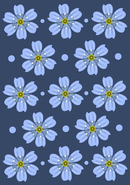 Blue liverleaf flowers wallpaper and background