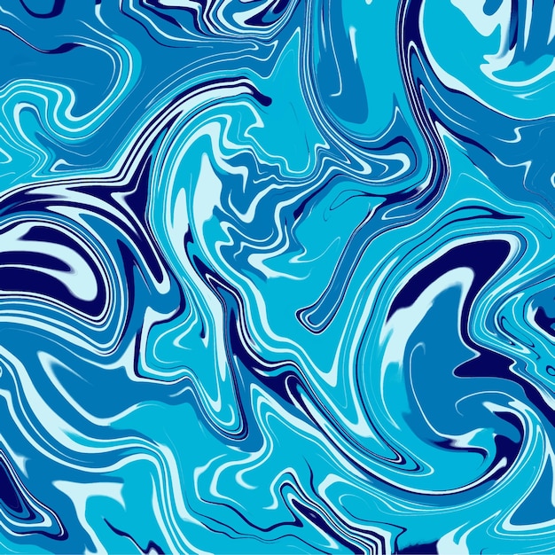 Blue marble Liquid marble  background