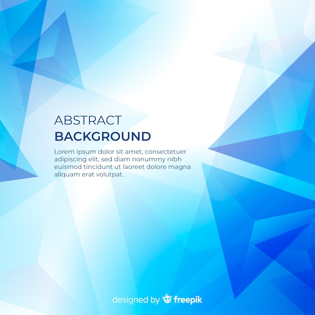 Blue modern abstract background with geometric shapes