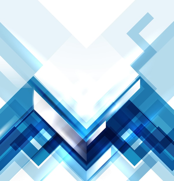 Blue modern geometric abstract background