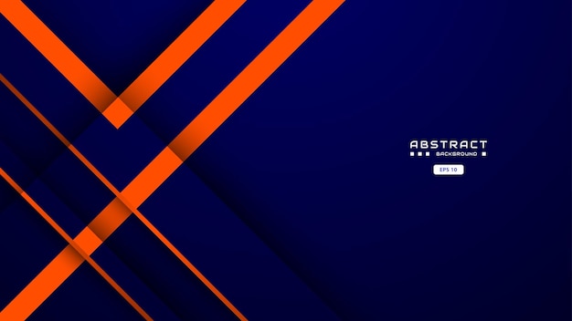 Blue orange background with abstract square shape and scratches effect dynamic