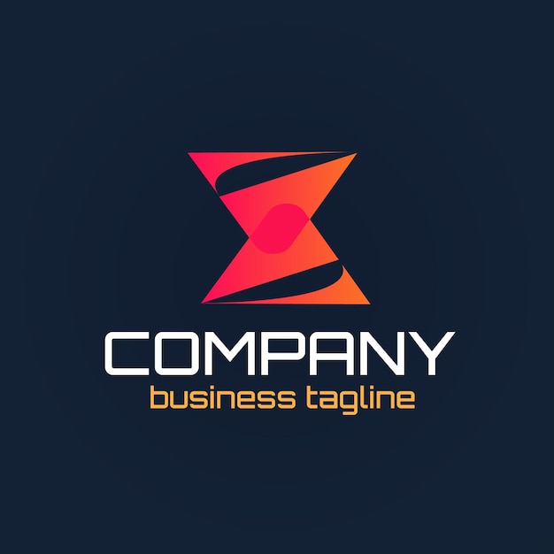 A blue and orange logo for a company called business tag.