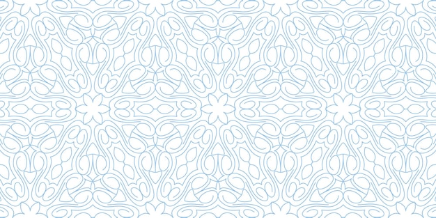 blue pattern ethnic line background