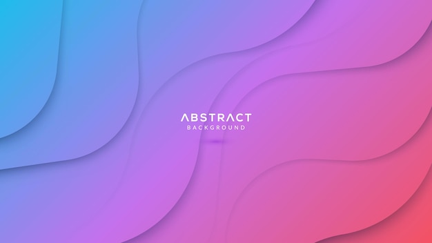 Blue pink gradient background dynamic wavy light shadow