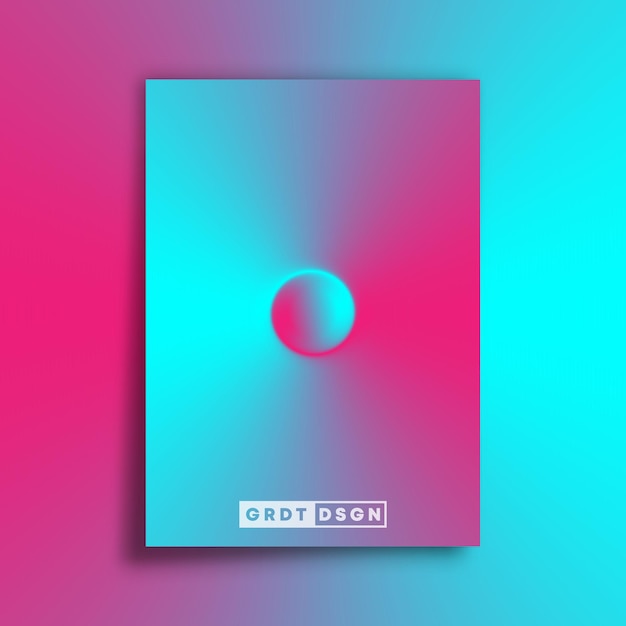 Blue Pink Gradient texture design for posters flyers brochure covers or other printing products Vector illustration