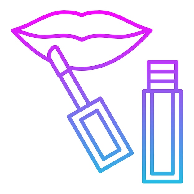 a blue and pink lipstick stick out of a pink lip gloss