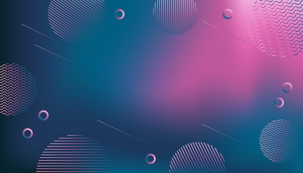 Blue pink liquid effects background