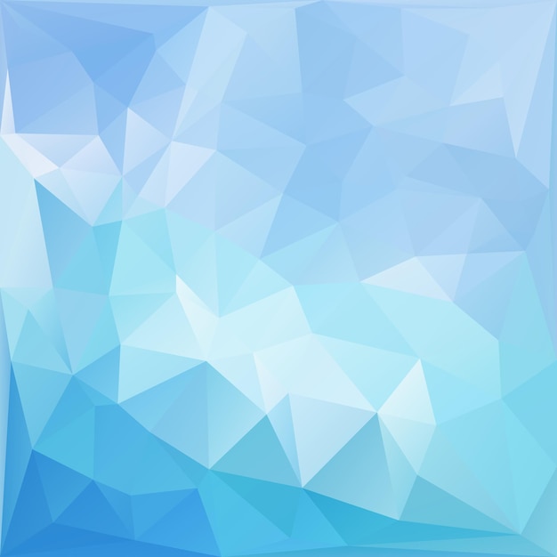 Blue polygonal background Abstract triangular low poly background