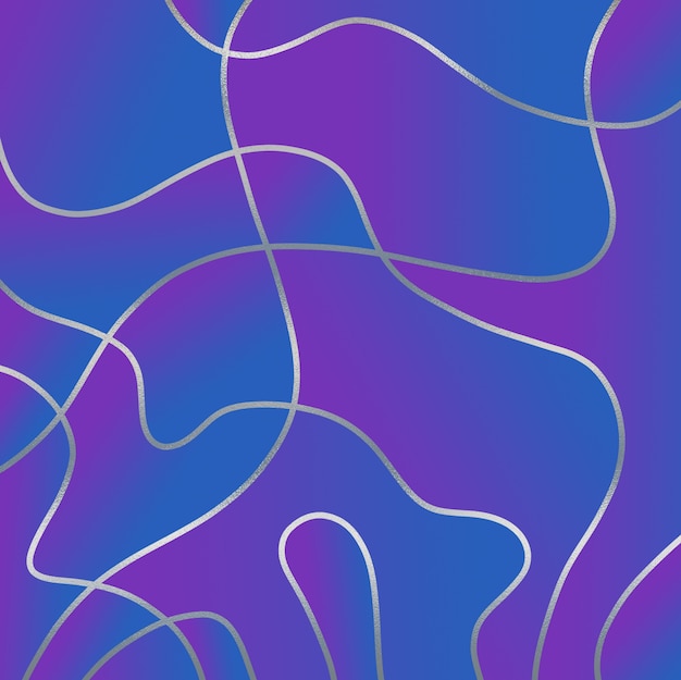 Blue and Purple Gradient Abstract Background