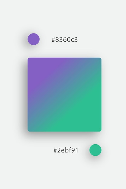 Blue and purple gradient template vector