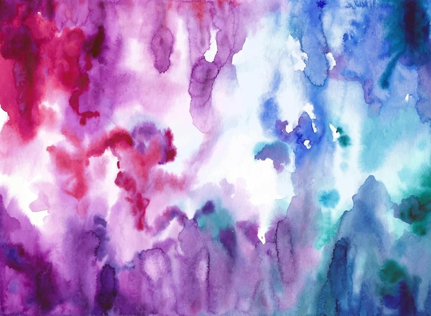 Blue purple gradient watercolor