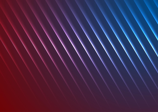 Blue and purple neon laser lines abstract background