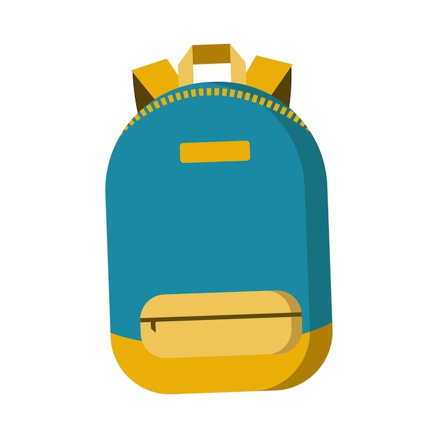 Blue school backpack Knapsack for books and textbooks for school and students