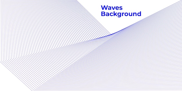 Blue shade abstract waves background