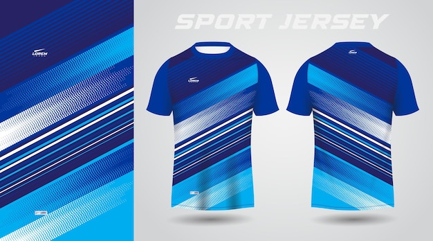 blue shirt sport jersey design