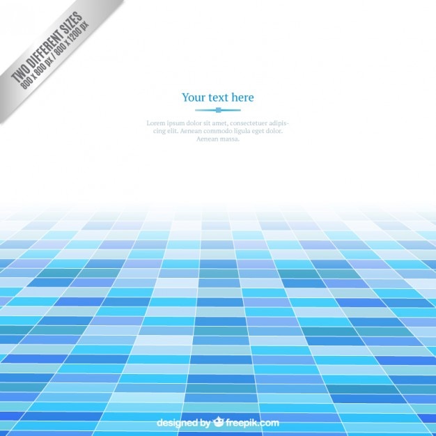 Vector blue squares background