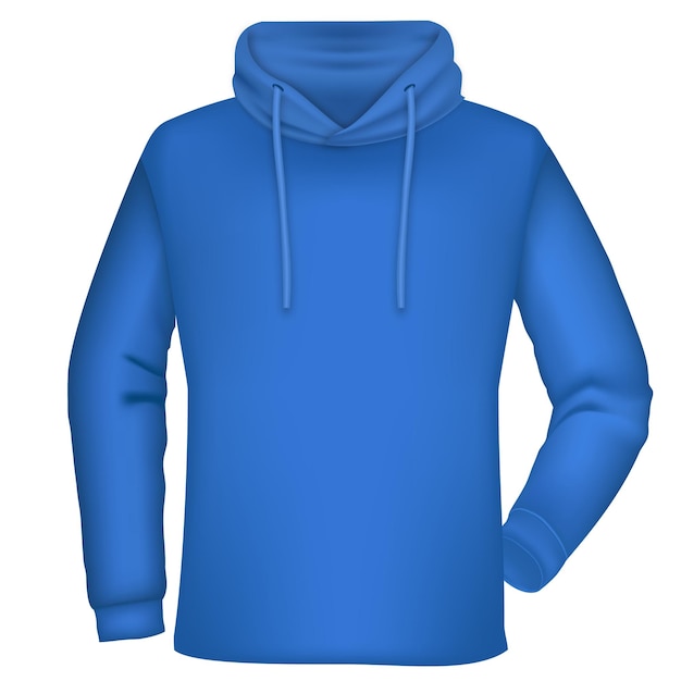 Vector blue sweatshirt