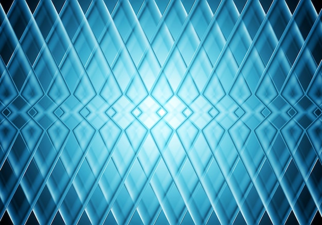 Blue tech stripes bright pattern background