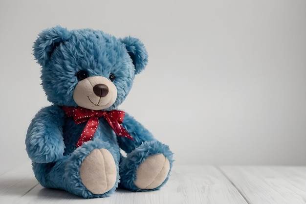 Vector a blue teddy bear