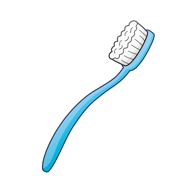 Blue toothbrush