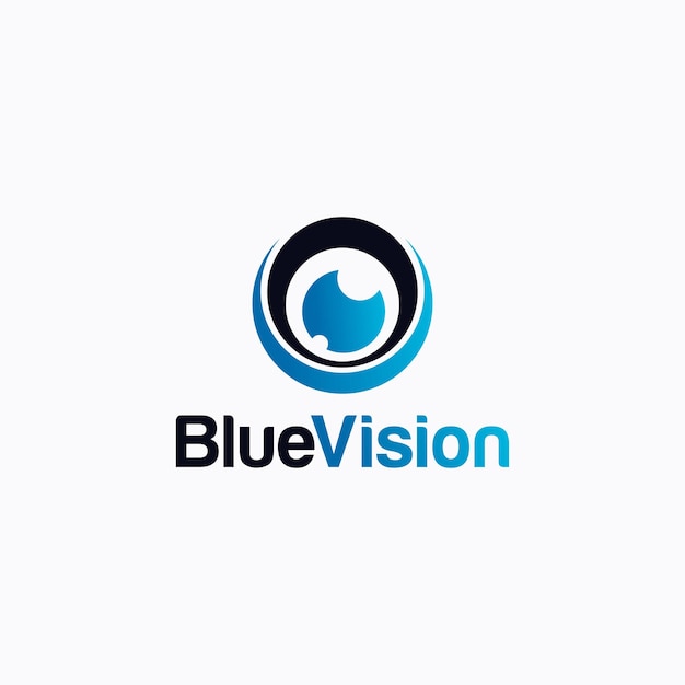 Blue vision logo