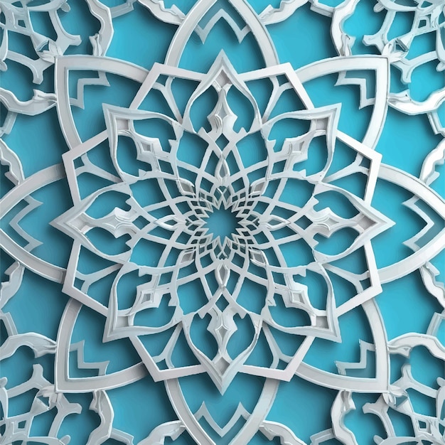 a blue wall with a design that says mandalas