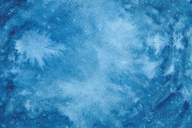 Blue watercolor background texture