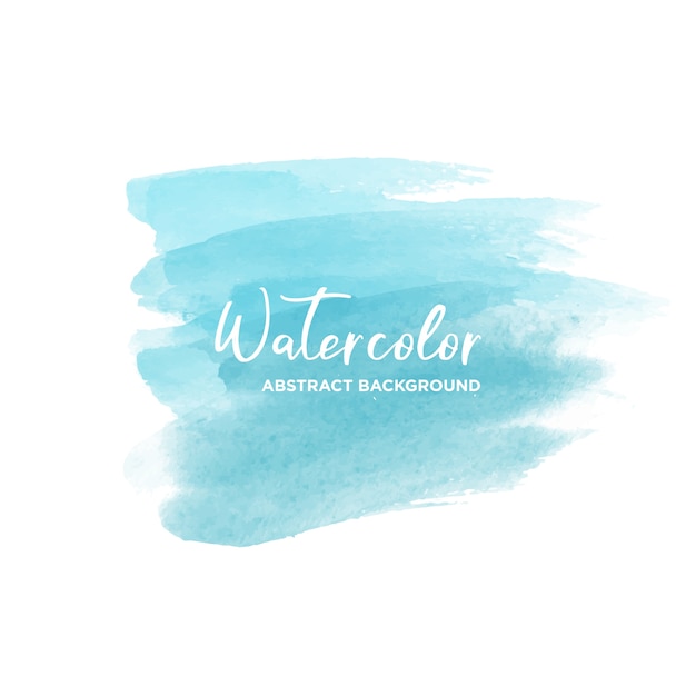 Blue Watercolor Stroke Background