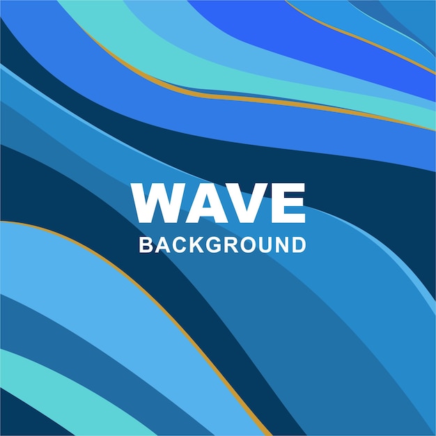 Blue Wave Background