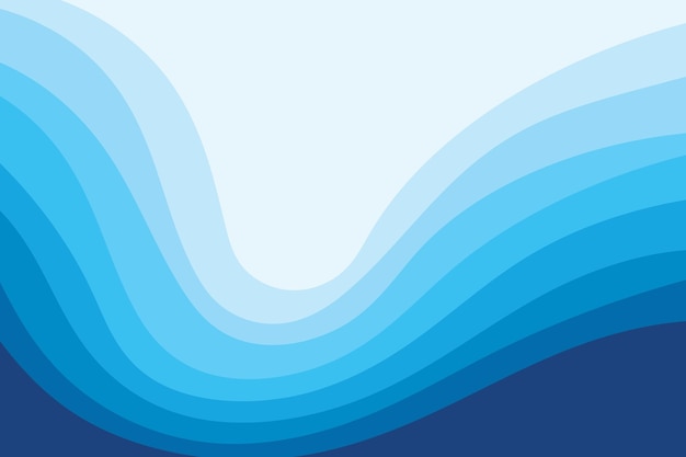 Blue wave Baground Wallpaper pattern vector