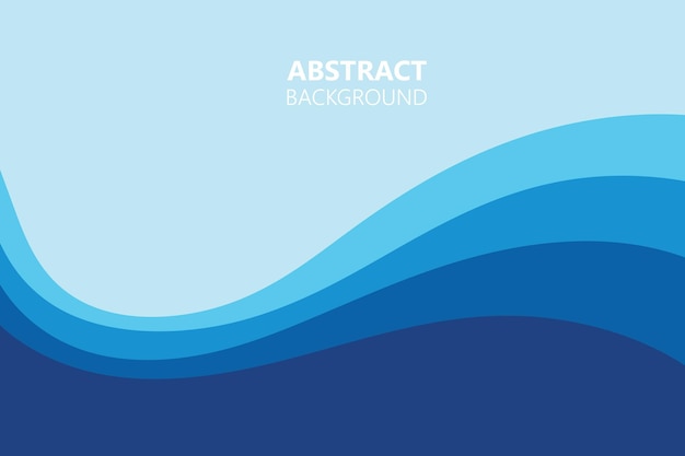 Blue wave Baground Wallpaper pattern vector