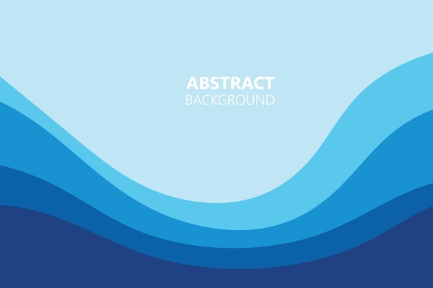 Blue wave Baground Wallpaper pattern vector