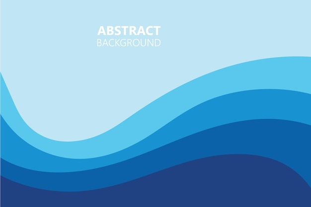 Blue wave Baground Wallpaper pattern vector