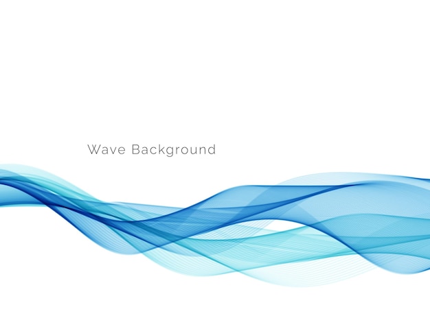 Blue wave design abstract background