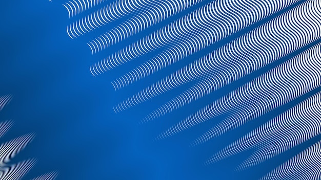 Blue wave stripes line abstract background