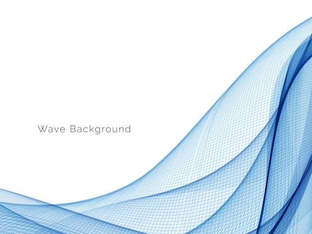 Blue wave stylish dymanic background