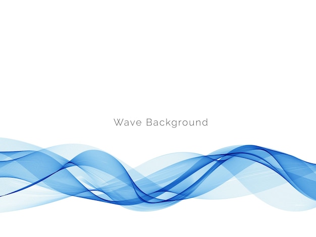 Blue wave stylish dymanic background