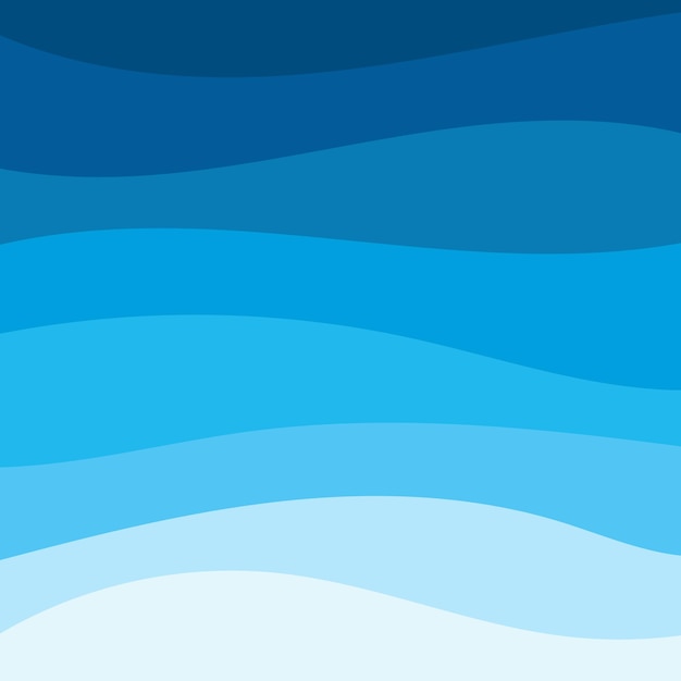 Blue wave vector abstract background