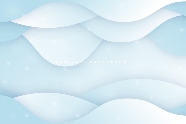 Blue wavy abstract background