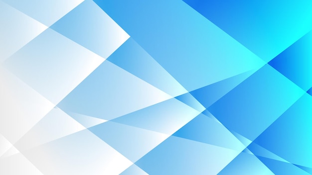 Blue and white gradient polygon abstract background