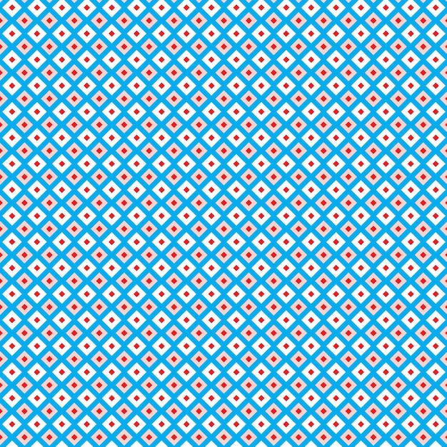 a blue and white pattern of squares on a blue background