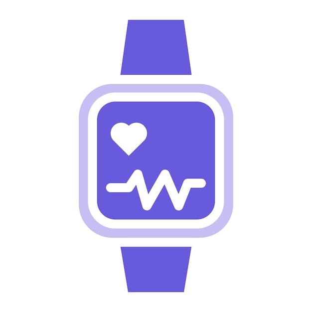 a blue and white watch with a heart symbol on it